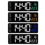 6626 Living Room Wall-Mounted Large Screen Display LED Digital Clock - Image 2