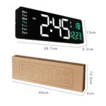 6626 Living Room Wall-Mounted Large Screen Display LED Digital Clock - Image 3