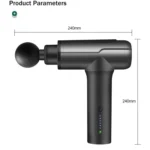 BG-128 6-speed Mini Convenient Massage Gun With 6 Massage Heads,CN Plug - Image 3