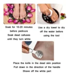 Pedicure Knife For Dead Skin Calluses Tool Set, Specification: - Image 6