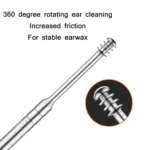 QILIZUO  3 Sets Stainless Steel Double-Ended Screw Ear Scoop - Image 5