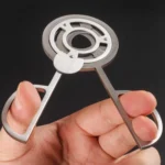 C889 Windmill Round Stainless Steel Cigar Cutter - Image 5