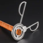 C889 Windmill Round Stainless Steel Cigar Cutter - Image 6