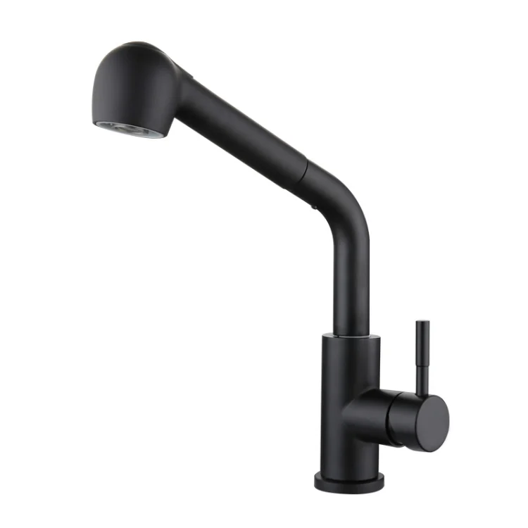 TBD06020748_1.webp 304 Stainless Steel Kitchen Sink Pull-out Faucet - Image 2