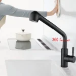 304 Stainless Steel Kitchen Sink Pull-out Faucet - Image 5