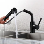 304 Stainless Steel Kitchen Sink Pull-out Faucet - Image 6