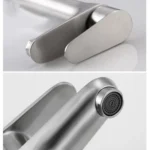 Bathroom Countertop Basin Hot & Cold Water Mixing Faucet - Image 3