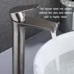 Bathroom Countertop Basin Hot & Cold Water Mixing Faucet - Image 4