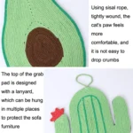 Non-slip and Moisture-proof Scratch Resistant Sisal Cat Scratch Pad - Image 2