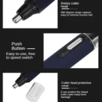 Electric Nose Hair Trimmer USB Rechargeable Eyebrow Trimmer Shaver - Image 5