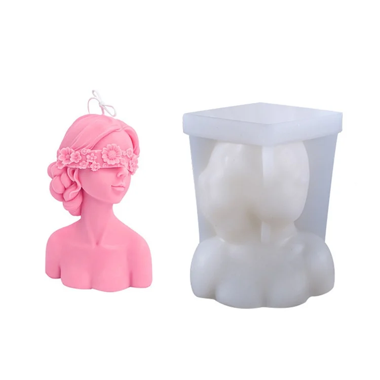 TBD0602086201.webp Aromatherapy Plaster Mold Rose Beauty Candle Silicone Mold, Style: - Image 1