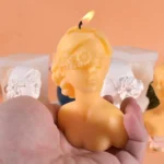 Aromatherapy Plaster Mold Rose Beauty Candle Silicone Mold, Style: - Image 5