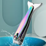 Small Color Titanium Nail Clipper Gradient Mermaid Handle Nail Clipper Nail Art Tool - Image 7