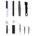 12 In 1 Stainless Steel Pedicure Tool Set - Image 3