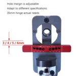 35mm Hinge Open Hole Cabinet Door Plate Hinge Packed Locator - Image 4
