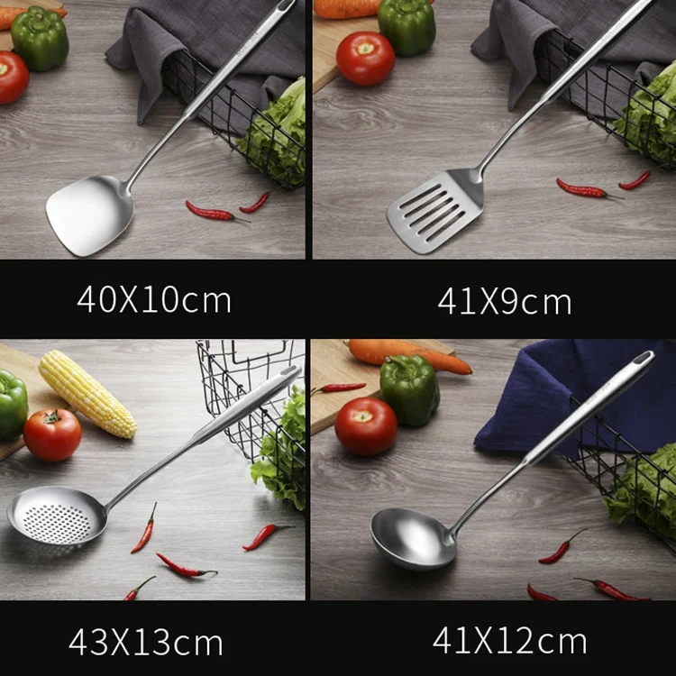 TBD0602090301_B2.webp 304 Stainless Steel Kitchen Equipment Thickened Hollow Handle Cooking Tool, Style: - Image 3