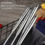 304 Stainless Steel Kitchen Equipment Thickened Hollow Handle Cooking Tool, Style: - Image 6