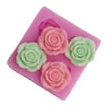 Flower Silicone Mould Handmade Soap Fondant Cake Decoration - Image 4
