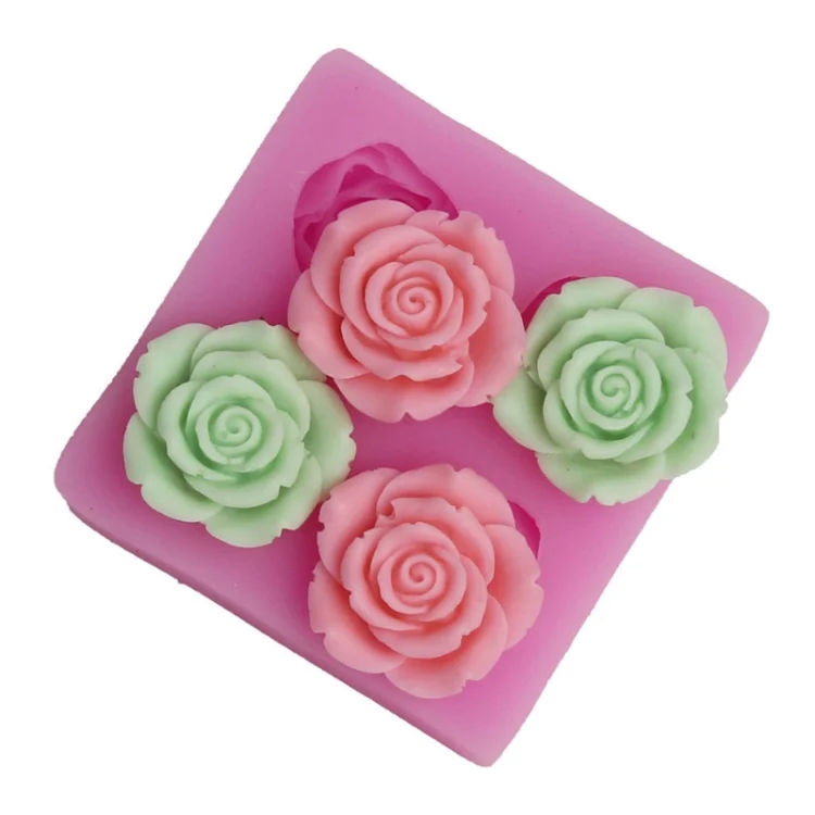 TBD06020907_3.webp Flower Silicone Mould Handmade Soap Fondant Cake Decoration - Image 4