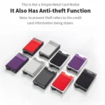 RFID Aluminum Alloy Anti-Degaussing Coin Card Holder - Image 2