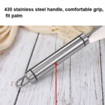 Household Stainless Steel Fruit Carving Knife Shaper Flower-shaped Vegetable Cutter - Image 4