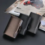 Baellerry K9172 RFID Double Aluminum Box Card Holder Automatic Pop-up Card Holder - Image 2