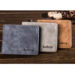 Baellerry BLR1152 Men Short Wallet Vintage Frosted Two Fold Wallet - Image 6