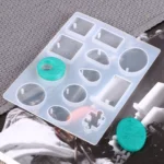129 In 1 Time Gem Necklace Pendant Crystal Epoxy Resin Silicone Mold Set - Image 3