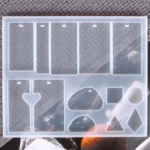 129 In 1 Time Gem Necklace Pendant Crystal Epoxy Resin Silicone Mold Set - Image 4