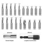 22 PCS / Set Screw Takeout High-Speed Steel Anti-Tooth Refrigerant Removal Tool - Image 4