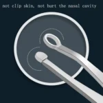 2 PCS Stainless Steel Nose Hair Clip Round Ring Nose Hair Trimmer - Image 5