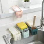 TM19006 Sponge Steel Ball Storage Drain Basket - Image 5
