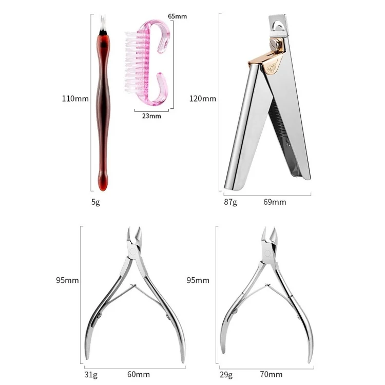 TBD0602103501_B2.webp Stainless Steel Double Head Dead Skin Scissors Set - Image 3