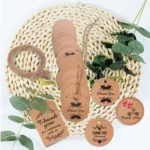 100pcs /Pack Kraft Paper Gift Tag With 20m Hemp Rope - Image 2