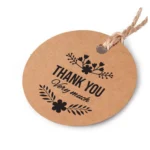 100pcs /Pack Kraft Paper Gift Tag With 20m Hemp Rope - Image 4