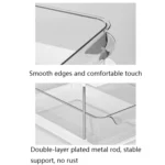 Washbasin Skin Care Products Transparent Storage Rack, Spec: - Image 7