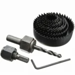 Woodworking Open Machine Plastic Barrel Plasterboard Punch Drill Bit Electric Drill Reamer Woodworking Tool - Image 3