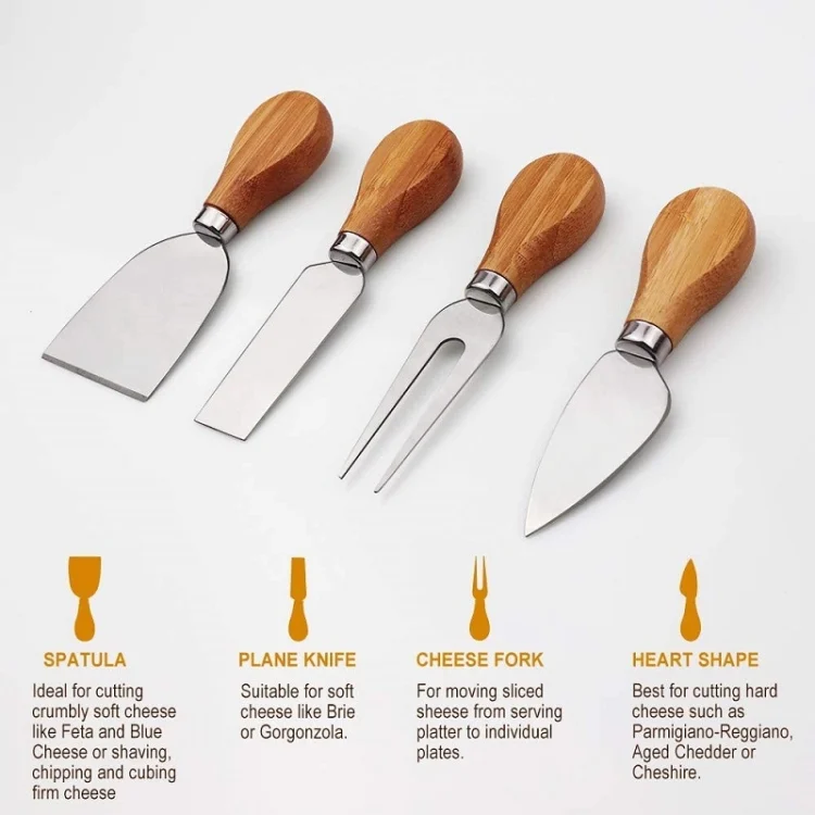 TBD0602117301_B4.webp Bamboo Cheese Board Charcuterie Board Sets - Image 5