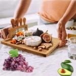 Bamboo Cheese Board Charcuterie Board Sets - Image 6
