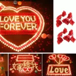 50pcs /Pack Simulation Rose Wedding Home Decoration Petals - Image 4