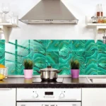 PVC Crystal Covered Film Geometric Pattern Tile Wall Sticker - Image 6