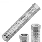 12 Inch Stainless Steel 304 Smoked Tube BBQ Box Outdoor Cold Smoke Box,Style: - Image 2