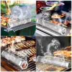 12 Inch Stainless Steel 304 Smoked Tube BBQ Box Outdoor Cold Smoke Box,Style: - Image 6