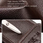 WEIXIER D235 Men Shoulder Bag Portable PU Leather Handbag - Image 4