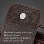 WEIXIER D235 Men Shoulder Bag Portable PU Leather Handbag - Image 5