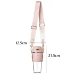 Saylee 500ML Borosilicate Glass Straw Cup - Image 3