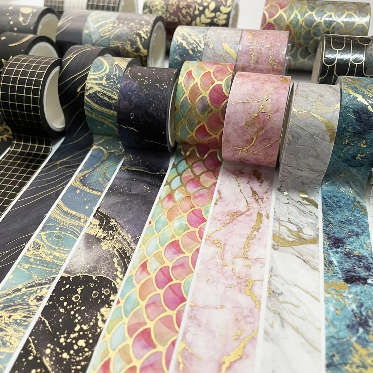 TBD0602123001_B5.webp 3 Rolls / Set 8958 5m Paper Bronzing Wallet Tape Set - Image 6