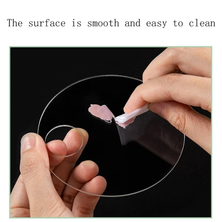 TBD0602124401_4.webp Acrylic Makeups Manicure Transparent Palette With Color Stick, Specification: Elliptical Plate+Stick - Image 5