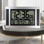 Large Screen LCD Wall Clock Minimalist Electronic Alarm Clock - Image 2