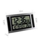 Large Screen LCD Wall Clock Minimalist Electronic Alarm Clock - Image 3